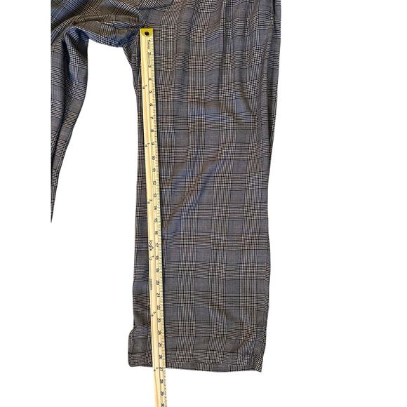 American Eagle Women’s Plaid Paperbag WideLeg Waist Pants Size S Y2KStyle Preppy - Picture 6 of 8